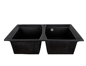 Мойка кухонная Kaiser KM2M-5078 BW черная купить в интернет-магазине сантехники Sanbest