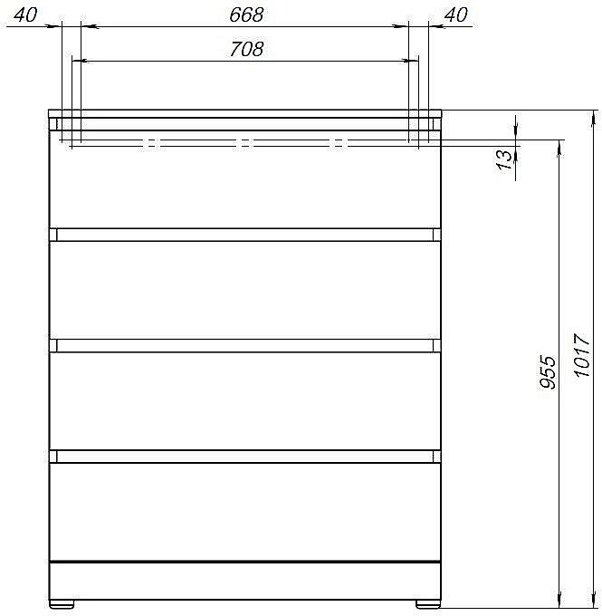 Комод Aquanet Сканди 302541 80 Дуб эдгрейн для ванной в интернет-магазине сантехники Sanbest