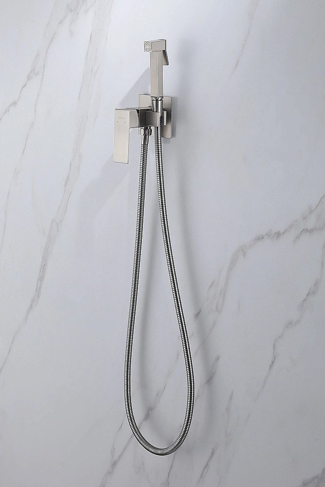 Гигиенический душ ABBER Daheim AF8226SP сатин купить в интернет-магазине сантехники Sanbest