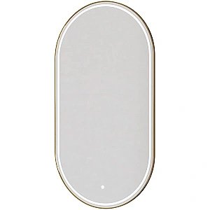Зеркало Armadi Art Vallessi 568-G-MDF 110 с подстветкой, золото в ванную от интернет-магазине сантехники Sanbest