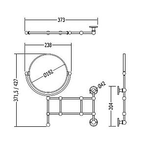Косметическое зеркало DEVON&DEVON First Class купить в интернет-магазине сантехники Sanbest