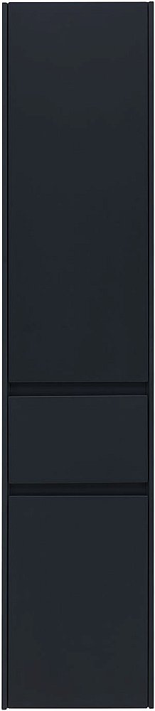 Шкаф-пенал Aquanet Бруклин 310138 35 антрацит матовый для ванной в интернет-магазине сантехники Sanbest