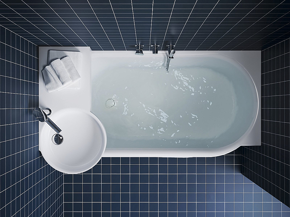 Ванна Ravak ARC 150x75 L/P белая купить в интернет-магазине Sanbest