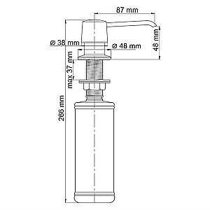 Диспенсер WasserKRAFT K-1799 купить в интернет-магазине сантехники Sanbest