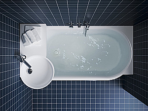 Ванна Ravak ARC 150x75 L/P белая купить в интернет-магазине Sanbest