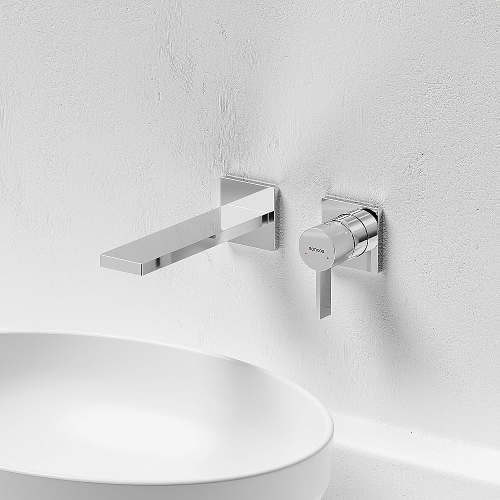 Смеситель для раковины Sancos Linn SC9021CH хром купить в интернет-магазине сантехники Sanbest