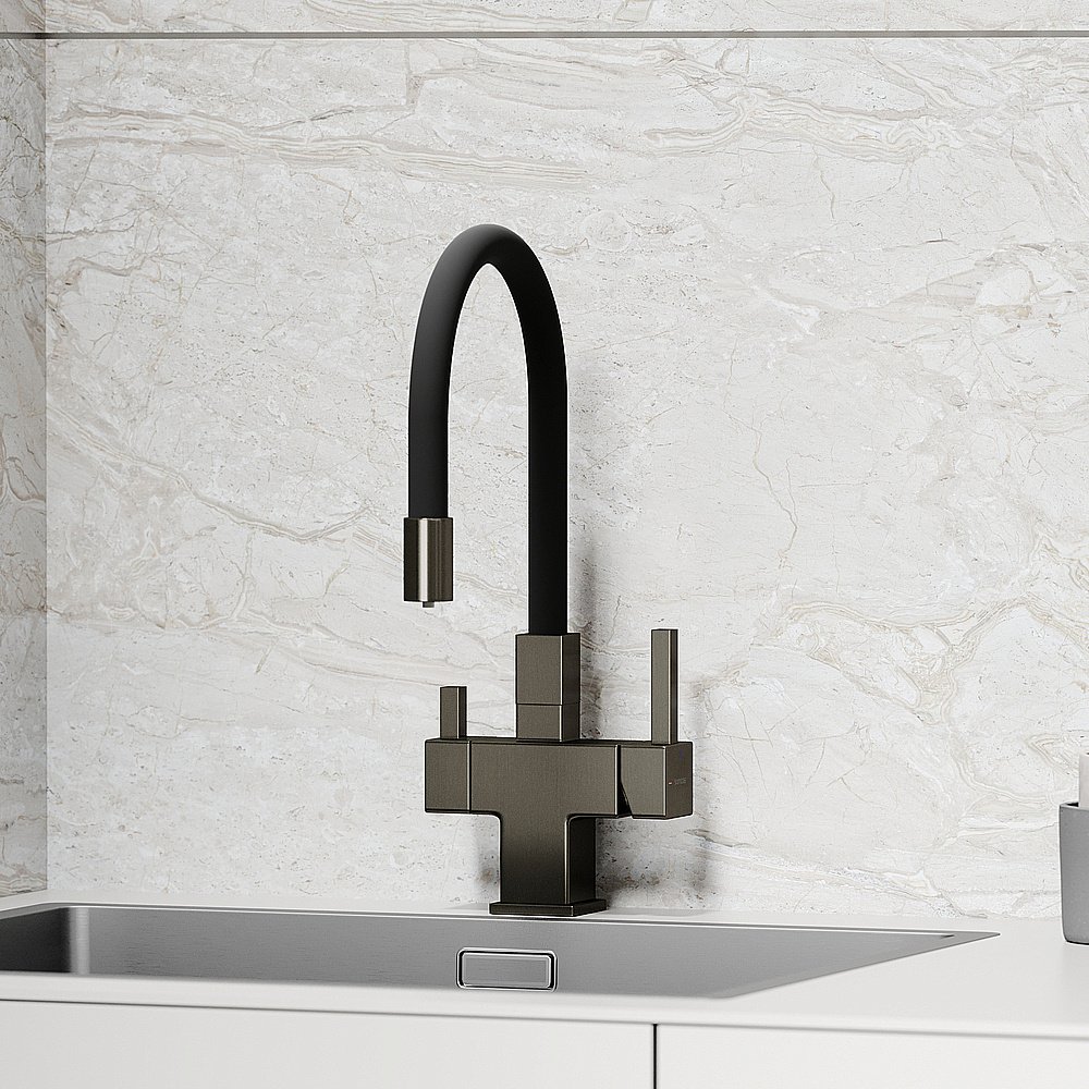 Смеситель для кухни Sancos Arno SC4005GG вороненая сталь купить в интернет-магазине сантехники Sanbest