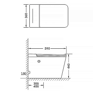 Инсталляция для унитаза Azario AZ-8010-1000 купить в интернет-магазине сантехники Sanbest