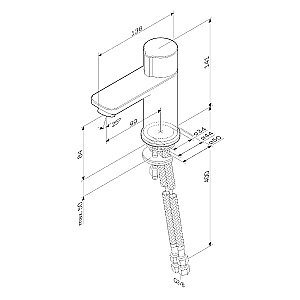Смеситель для раковины AM.PM X-Joy F85A02500 купить в интернет-магазине сантехники Sanbest