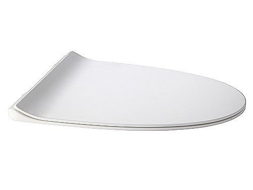 Унитаз подвесной Ceramalux CL-2100 белый, безободковый, с крышкой микролифт купить в интернет-магазине Sanbest