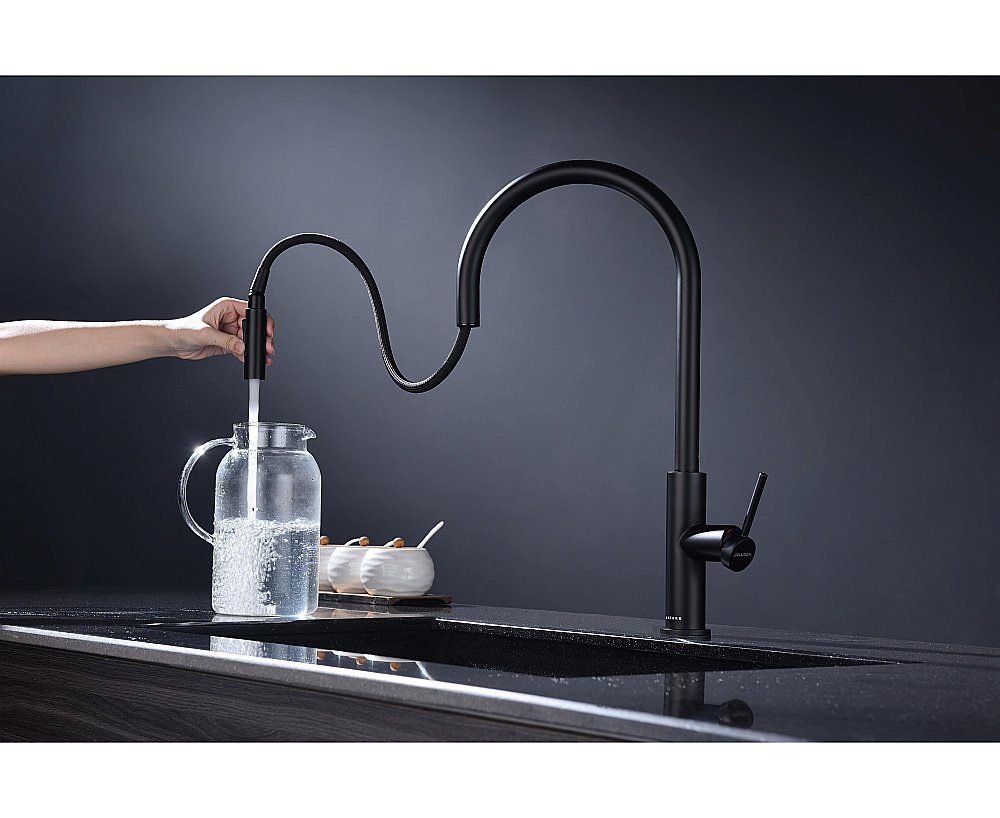 Смеситель для кухни Paulmark Senso Se215180-AN антрацит купить в интернет-магазине сантехники Sanbest