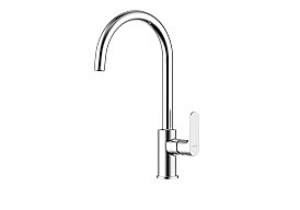 Смеситель для кухни Aquatek Альфа AQ1982CR хром купить в интернет-магазине сантехники Sanbest