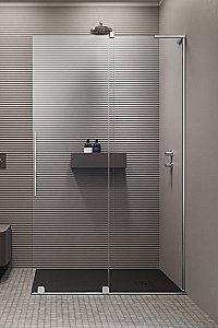 Душевое ограждение Radaway Furo SL Walk-in 80 10306438-01-01 стекло прозрачное/профиль хром купить в интернет-магазине Sanbest