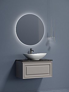 Тумба с раковиной Sancos Very 80 со столешницей, Doha Soft для ванной в интернет-магазине Sanbest