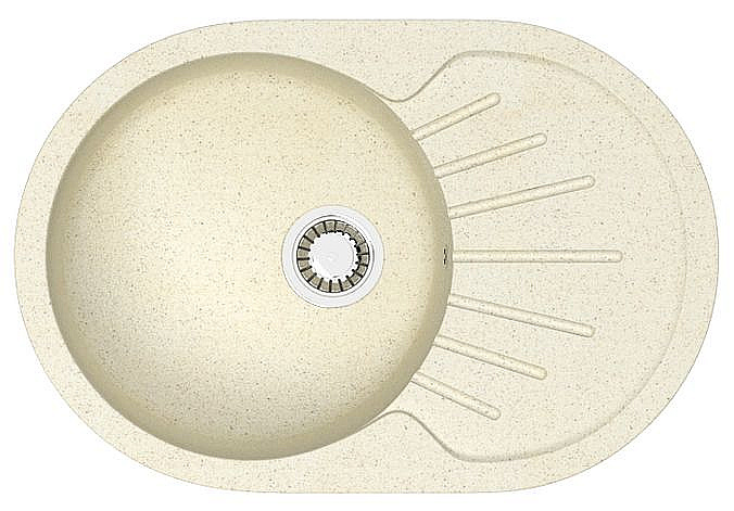 Кухонная мойка Azario Flora 73х45 CS00079912 бежевая купить в интернет-магазине сантехники Sanbest