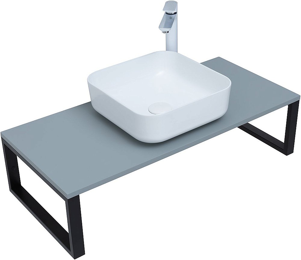 Столешница для раковины Aquanet Арт 100 мисти грин для ванной в интернет-магазине сантехники Sanbest