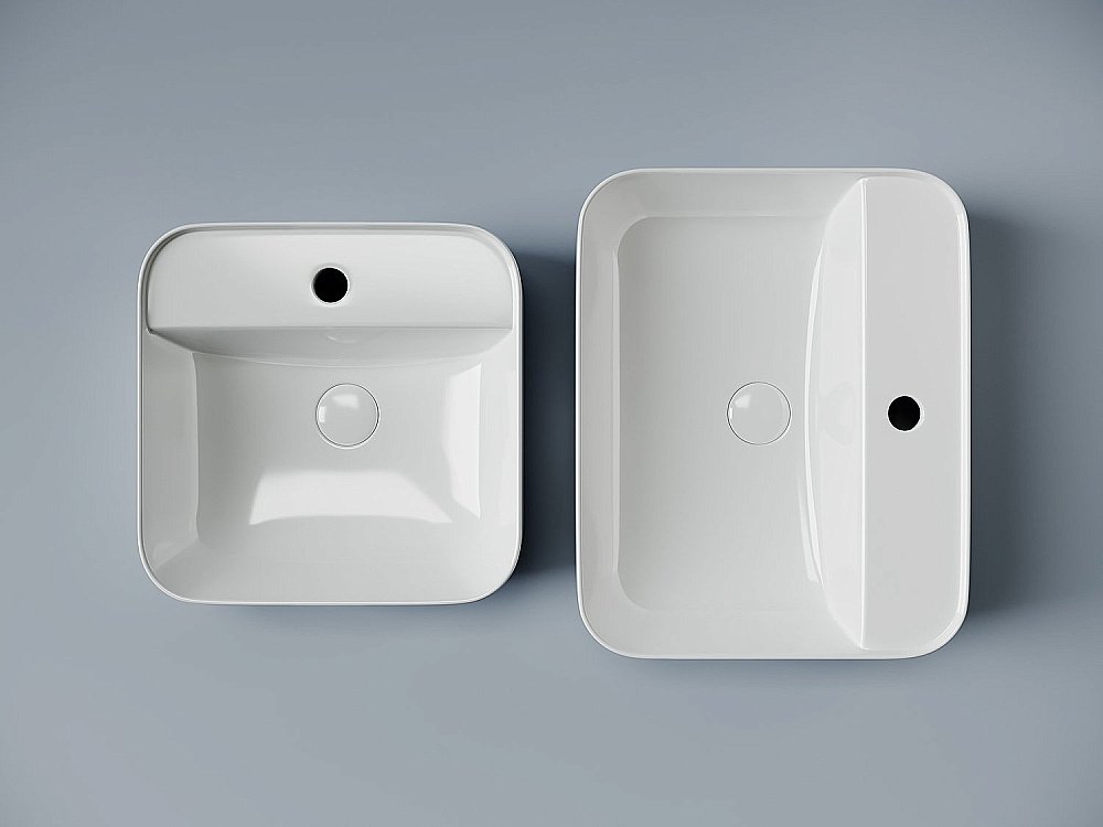 Раковина накладная Ceramica Nova Element CN5014 белая купить в интернет-магазине Sanbest