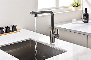 Смеситель для кухни Paulmark Viper Vi213105-GM беретта купить в интернет-магазине сантехники Sanbest