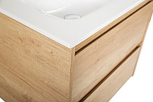 Тумба с раковиной BelBagno KRAFT 60 2C-SO/BB600ETL Rovere Nebrasca Nature для ванной в интернет-магазине Sanbest