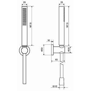 Душевой гарнитур Excellent Loka AREX.SET.023CR купить в интернет-магазине сантехники Sanbest
