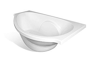 Ванна Эстет Грация 170x94 цвет по RAL c блестками купить в интернет-магазине Sanbest