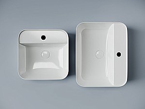 Раковина накладная Ceramica Nova Element CN5014 белая купить в интернет-магазине Sanbest