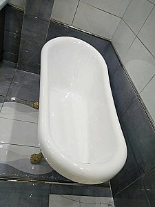 Ванна акриловая CeruttiSpa Classic 9667 157x77 белая купить в интернет-магазине Sanbest