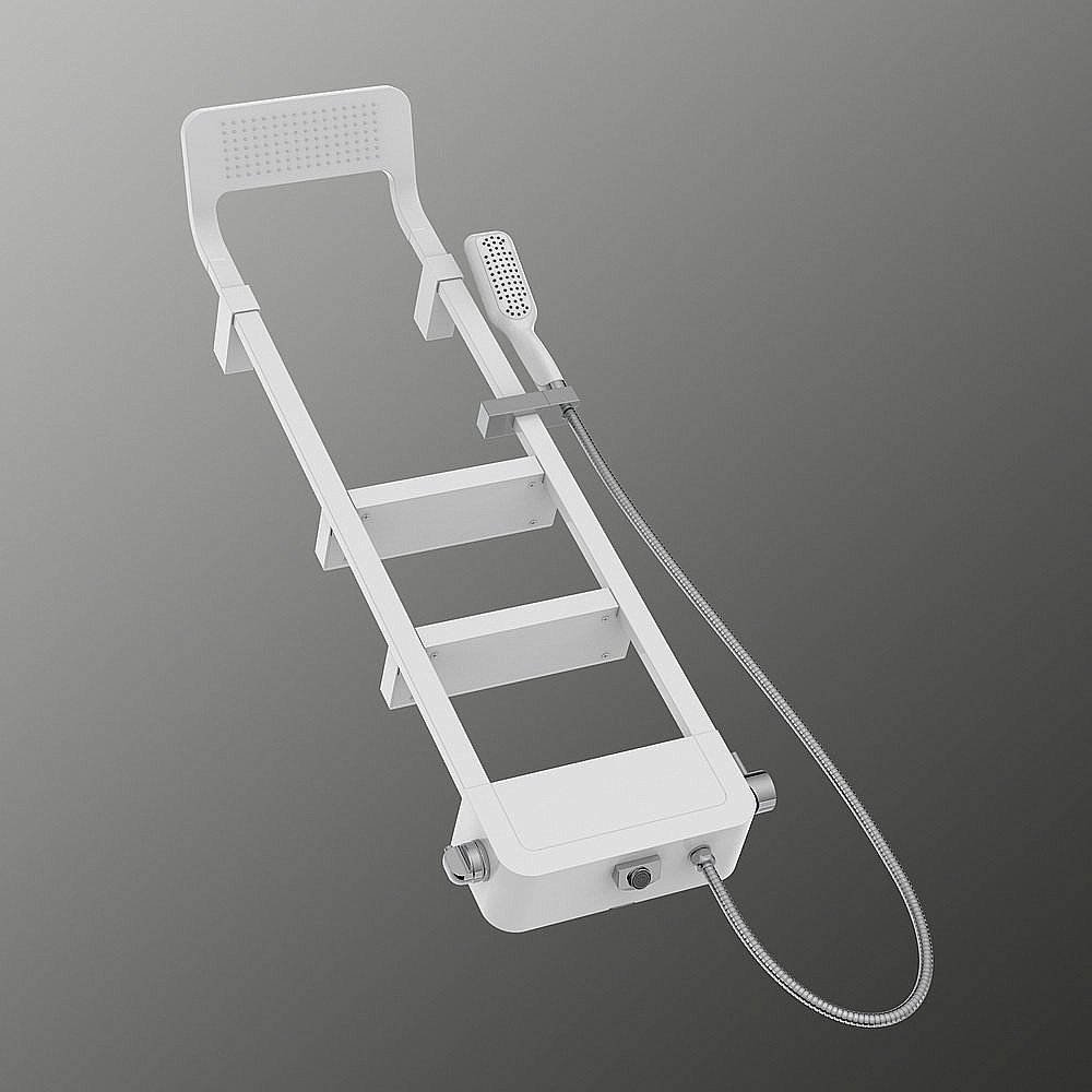 Душевая панель Black&White SEASONS Shine White W1210 белая купить в интернет-магазине сантехники Sanbest