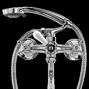 Смеситель для ванны Elghansa Kimberli 2730063 хром купить в интернет-магазине сантехники Sanbest