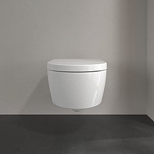 Унитаз подвесной Villeroy&Boch Avento 5656HR01 альпийский белый, безободковый, с крышкой микролифт купить в интернет-магазине Sanbest