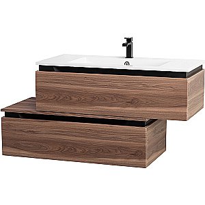 Нижняя тумба Cezares SLIDER-1000-1C-PI-NA-P орех дымчатый для ванной в интернет-магазине сантехники Sanbest