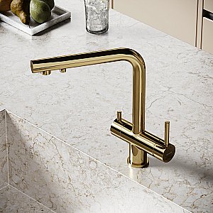 Смеситель для кухни Sancos Foster SC4014ZG полированное золото купить в интернет-магазине сантехники Sanbest