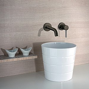 Смеситель для раковины PAINI Cox 78PZ208 черный матовый купить в интернет-магазине сантехники Sanbest