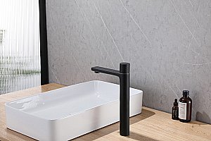 Смеситель для раковины Abber Rund AF8711B черный матовый купить в интернет-магазине сантехники Sanbest