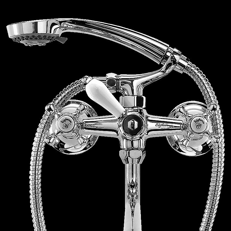 Смеситель для ванны Elghansa Kimberli 2730063 хром купить в интернет-магазине сантехники Sanbest