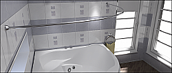 Карниз для ванны BAS Лагуна 170x110 купить в интернет-магазине сантехники Sanbest