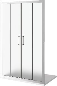 Душевая дверь Good Door LATTE WTW-TD-150-G-WE матовая купить в интернет-магазине Sanbest