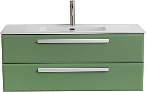 Тумба с раковиной Cezares ECO-CER-N 120 ECO-CER-N-1200-2C-SO-PS-P фисташковый софт для ванной в интернет-магазине Sanbest