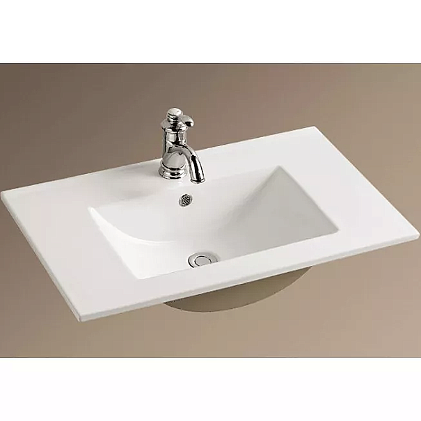 Раковина Azario LEON 81 AZ-7506-80А белая купить в интернет-магазине Sanbest