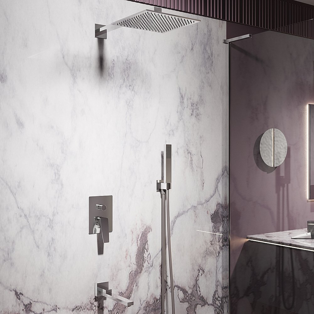 Душевая система Vincea Puro VSFW-5P1CH хром купить в интернет-магазине сантехники Sanbest