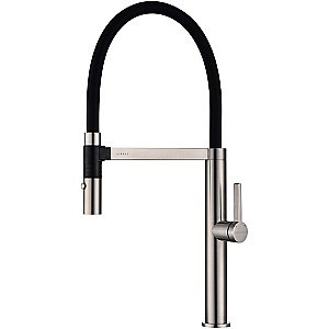 Смеситель для кухни Paulmark Leader Le214101-BS брашированная сталь купить в интернет-магазине сантехники Sanbest