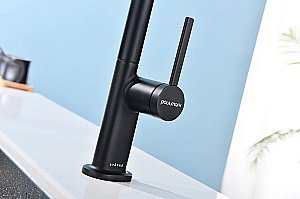 Смеситель для кухни Paulmark Neo Ne214419-AN антрацит купить в интернет-магазине сантехники Sanbest