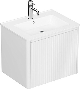 Тумба с раковиной Allen Brau Gravity 60 1.370016.WM белая матовая для ванной в интернет-магазине Sanbest