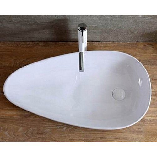 Раковина накладная CeramaLux N 55 7862-2 белая купить в интернет-магазине Sanbest