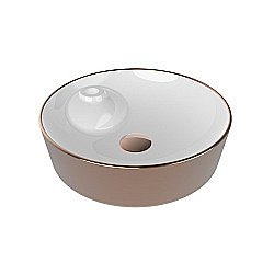 Раковина накладная Bien Flame 42,5 FALG04301FD1G5000 розовое золото купить в интернет-магазине Sanbest