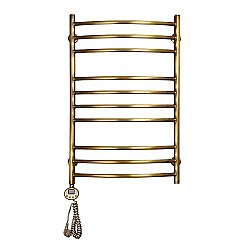 Полотенцесушитель электрический Domoterm Калипсо П10 500x800 АБР EL бронза левый купить в интернет-магазине сантехники Sanbest