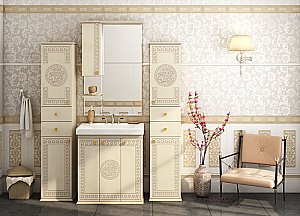 Зеркало со шкафом Misty Olimpia Lux 75 в ванную от интернет-магазине сантехники Sanbest