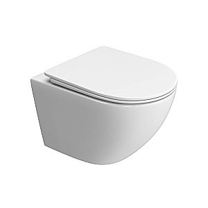 Унитаз подвесной BelBagno UNO-TOR BB5177CH-TOR/SC/BB026/BB082BL белый, с крышкой микролифт, с инсталляцией, безободковый, слив-торнадо купить в интернет-магазине Sanbest