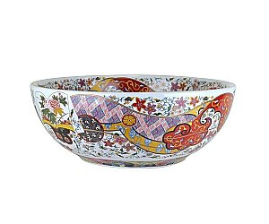 Раковина накладная Bronze de Luxe Festival 40 2231 с декором купить в интернет-магазине Sanbest