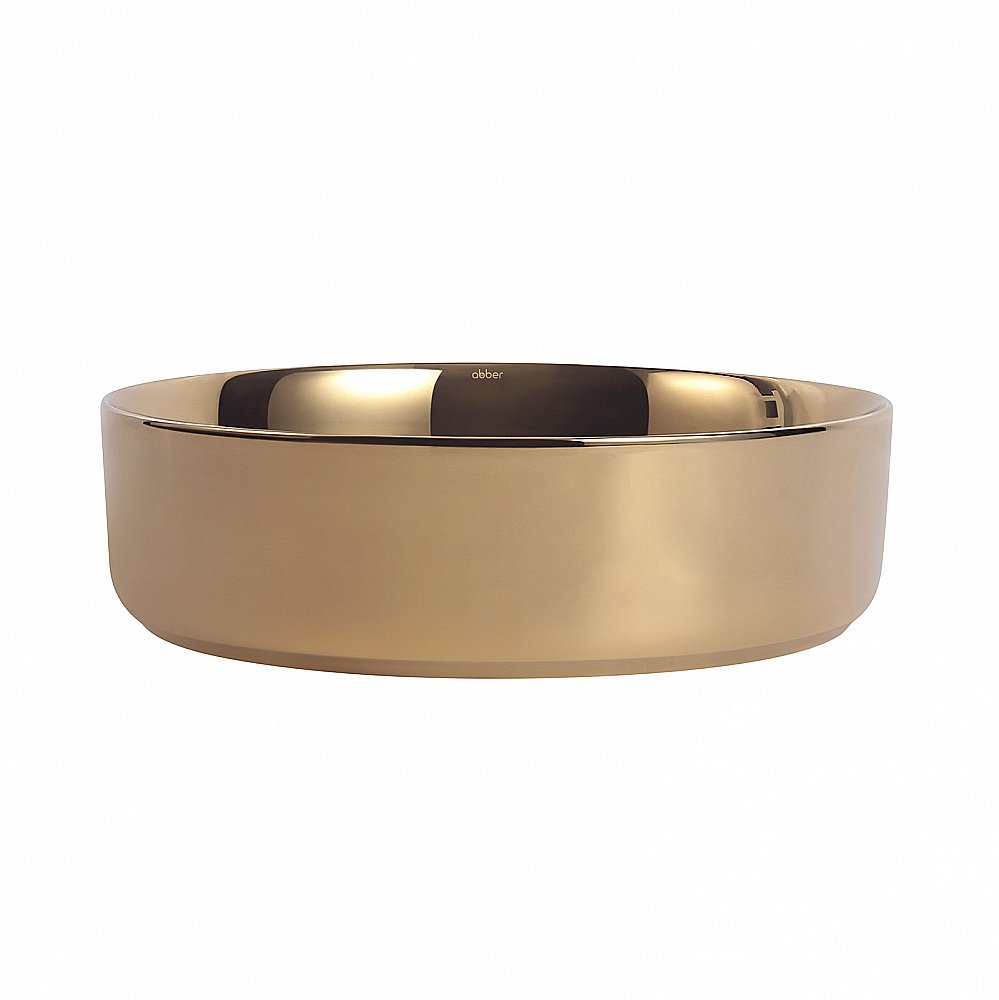 Раковина накладная ABBER Bequem AC2109GG золото купить в интернет-магазине Sanbest